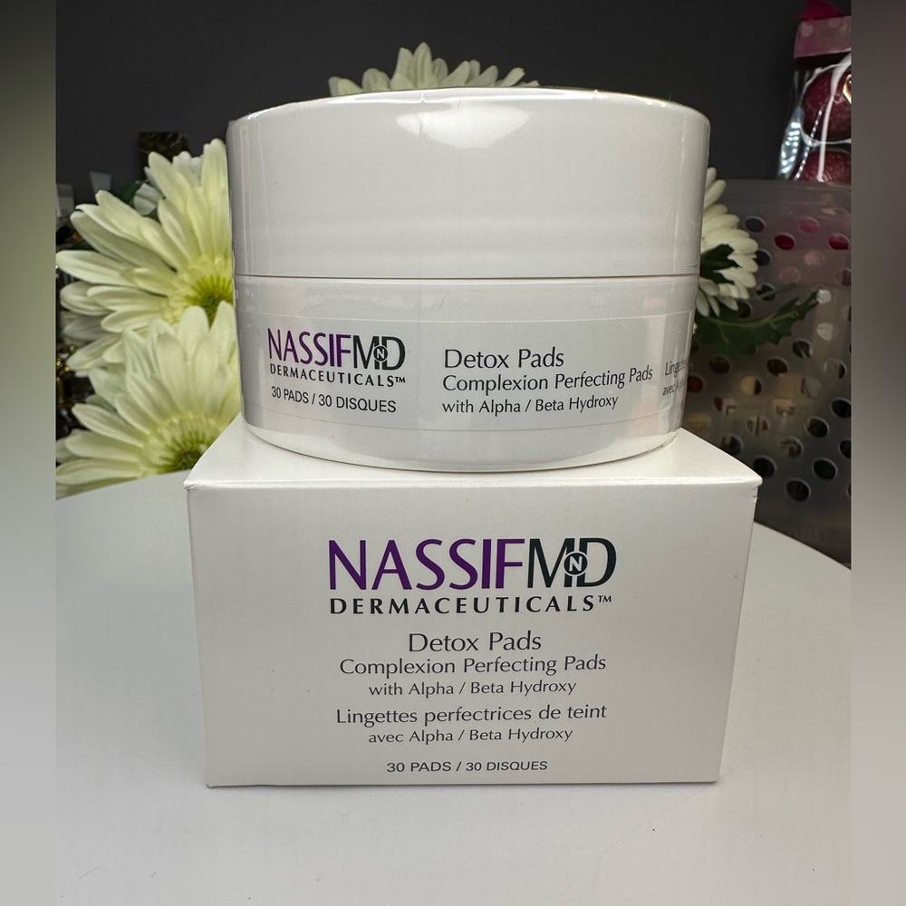 NassifMD dermaceuticals detox pads new sealed